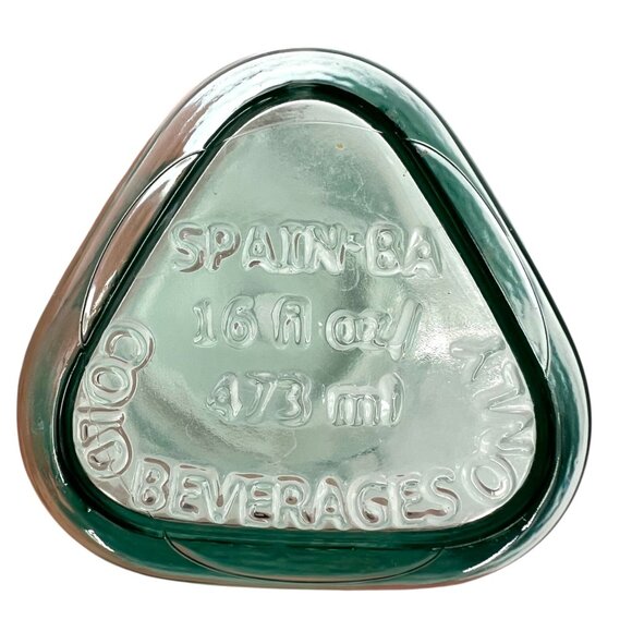 Starbucks Recycled Glass Triangle Cold Cup With Lid 16 ounce Mint - Picture 4 of 8